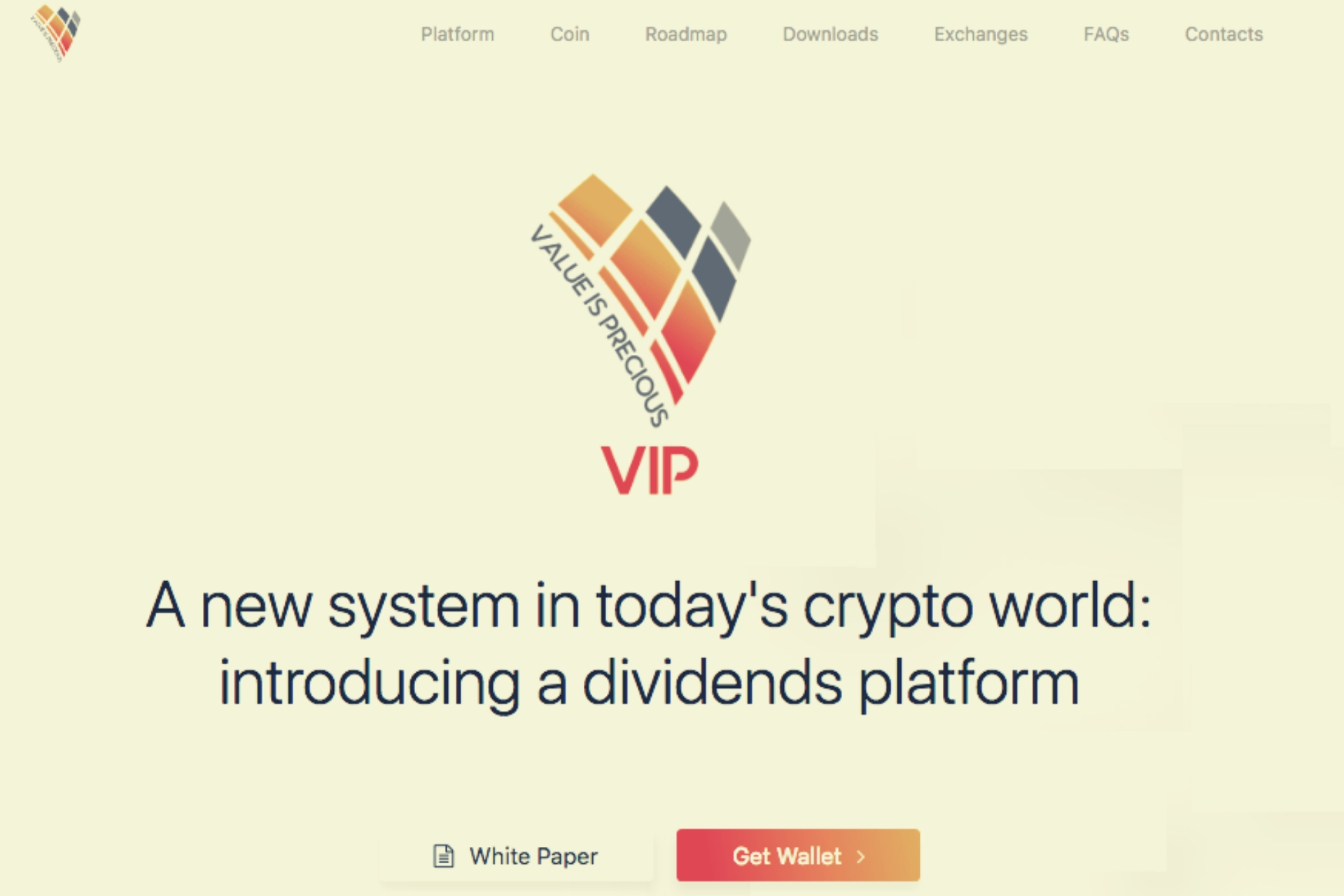VIP core crypto project