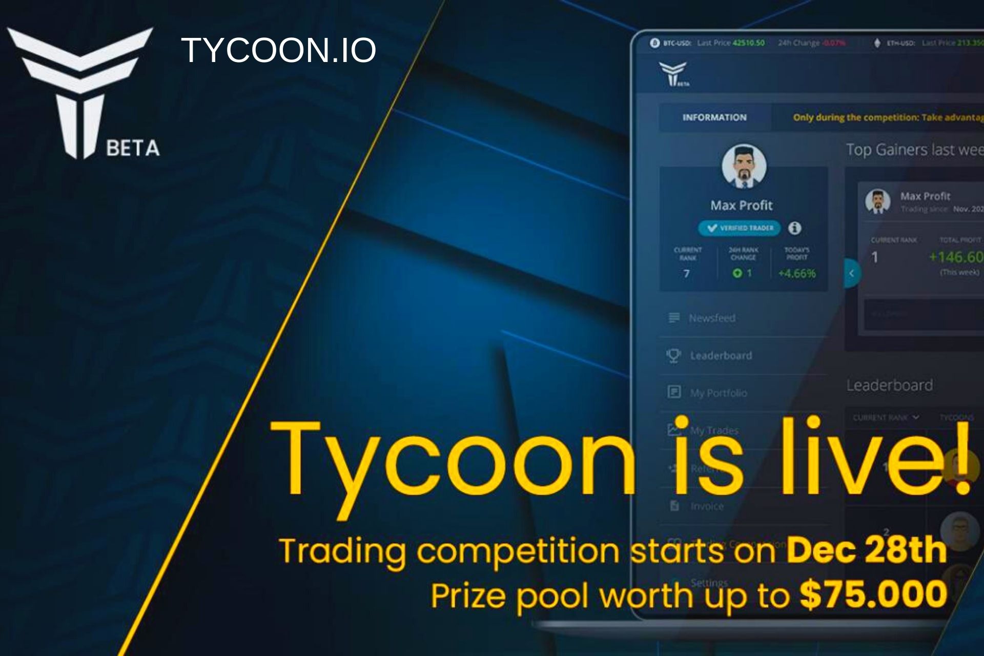 The Tycoon Social Trading Platform is Now Live! - Crypto Shib